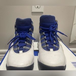 White and Blue Jordan 11